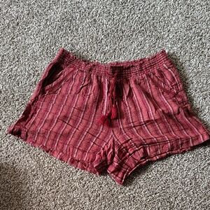 Briggs New York Red Striped Shorts